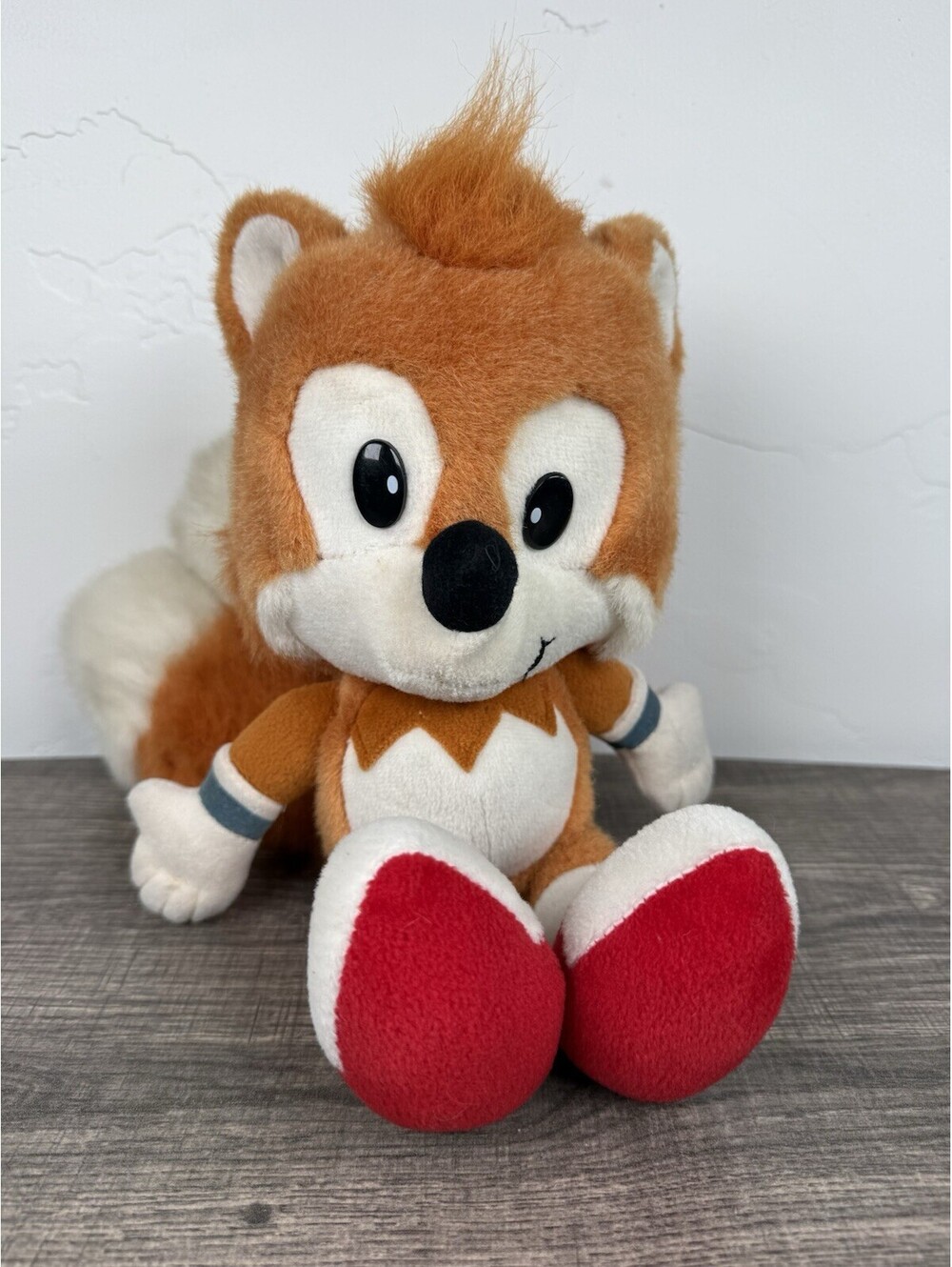 Vintage Caltoy SEGA Sonic The Hedgehog TAILS Fox Plush Stuffed Toy 13”